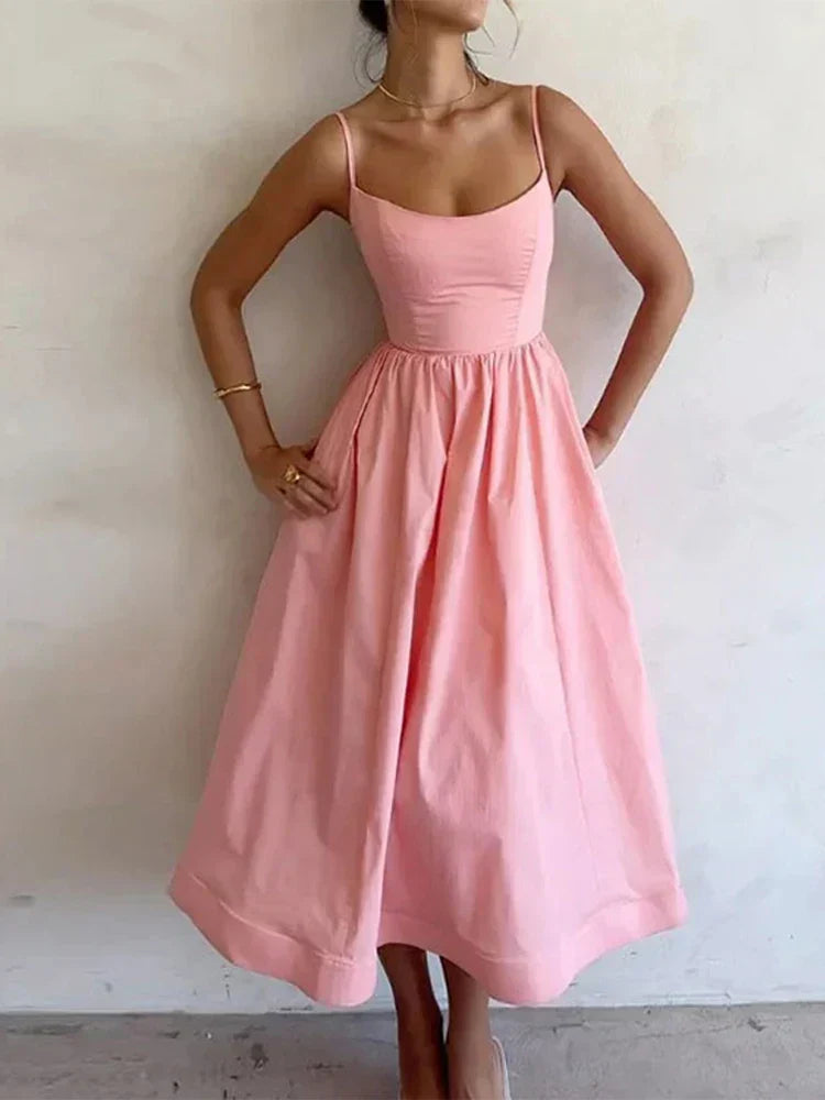 Jovie | Spaghettiträgerkleid