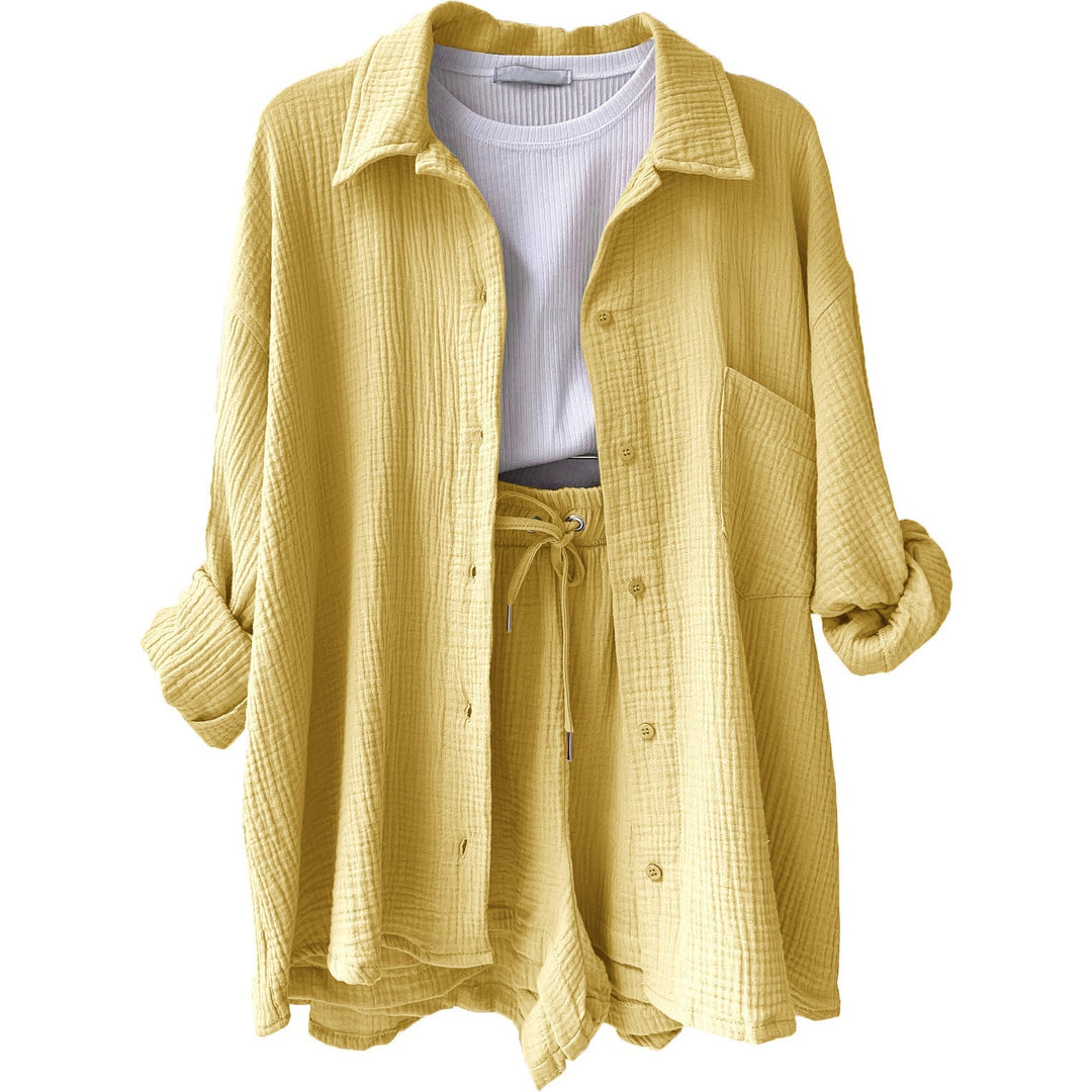 Leonie | Lässiges Baumwoll-Loungewear-Set