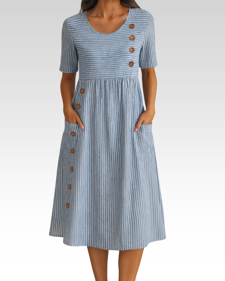 Ysolina | Figurschmeichelndes Midikleid