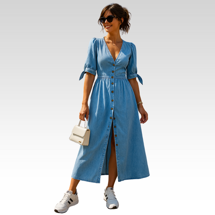 Eliraime | Maxikleid aus Denim