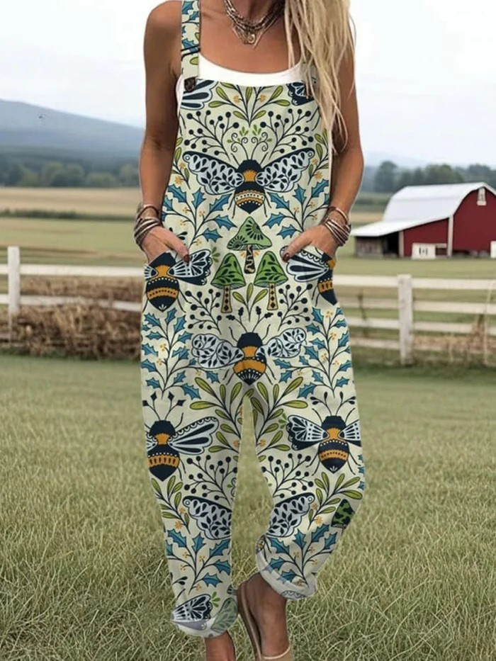 Marta | Künstlerischer Overall-Jumpsuit