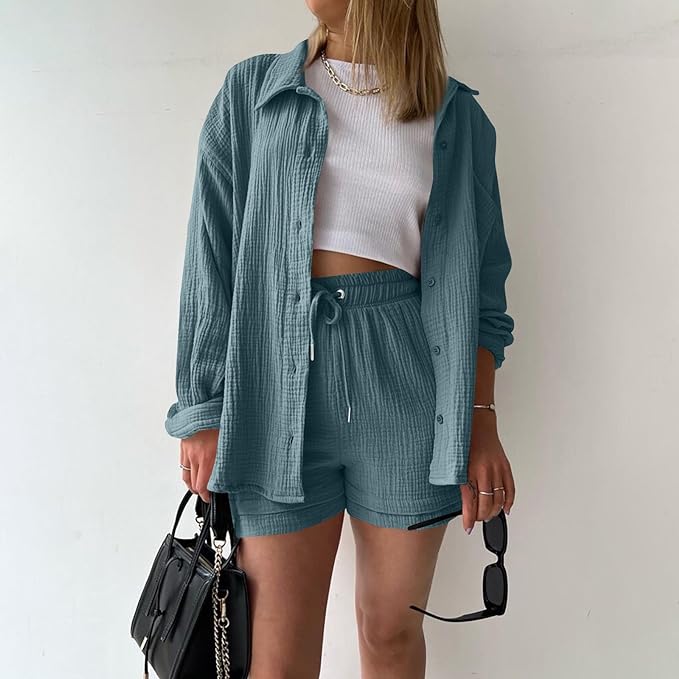 Leonie | Lässiges Baumwoll-Loungewear-Set