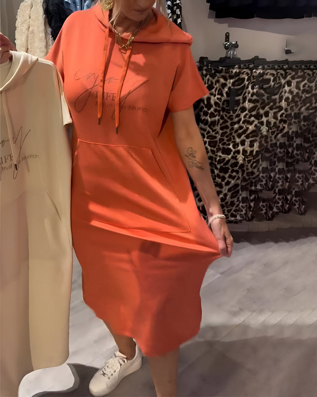 MAREN | Bequeme Hoodie-Kleid für jeden Tag