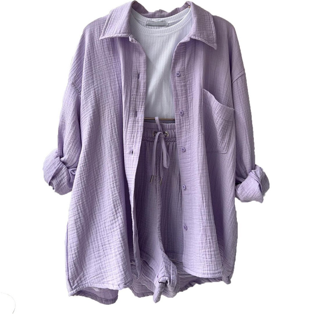 Leonie | Lässiges Baumwoll-Loungewear-Set