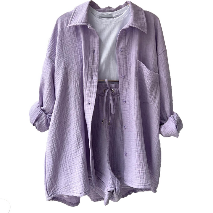 Leonie | Lässiges Baumwoll-Loungewear-Set