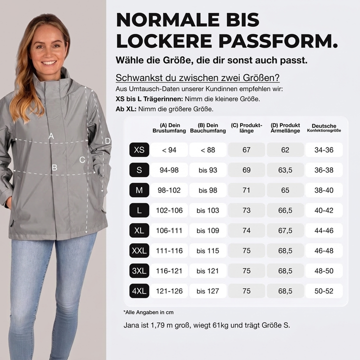 3in1 Smart Jacket Pro - Zertifizierte Schutzjacke, 100% reflektierend mit Fleece Zipp-In