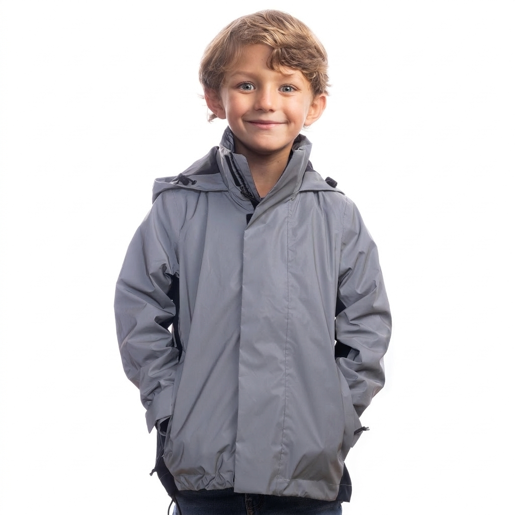 3in1 Smart Jacket – Reflektierende Jacke mit Fleece Zipp-In – Kinder