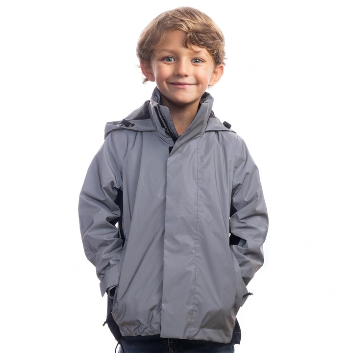 3in1 Smart Jacket – Reflektierende Jacke mit Fleece Zipp-In – Kinder