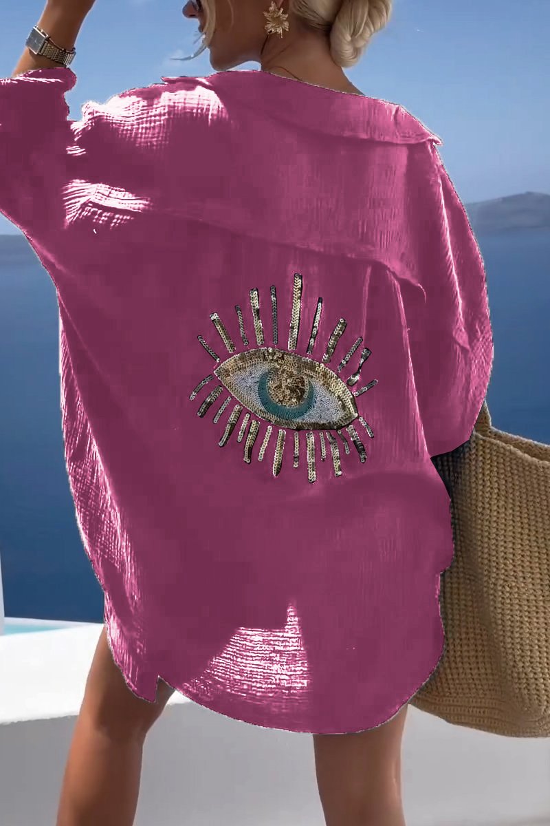 EyeConic | Oversized Baumwollbluse