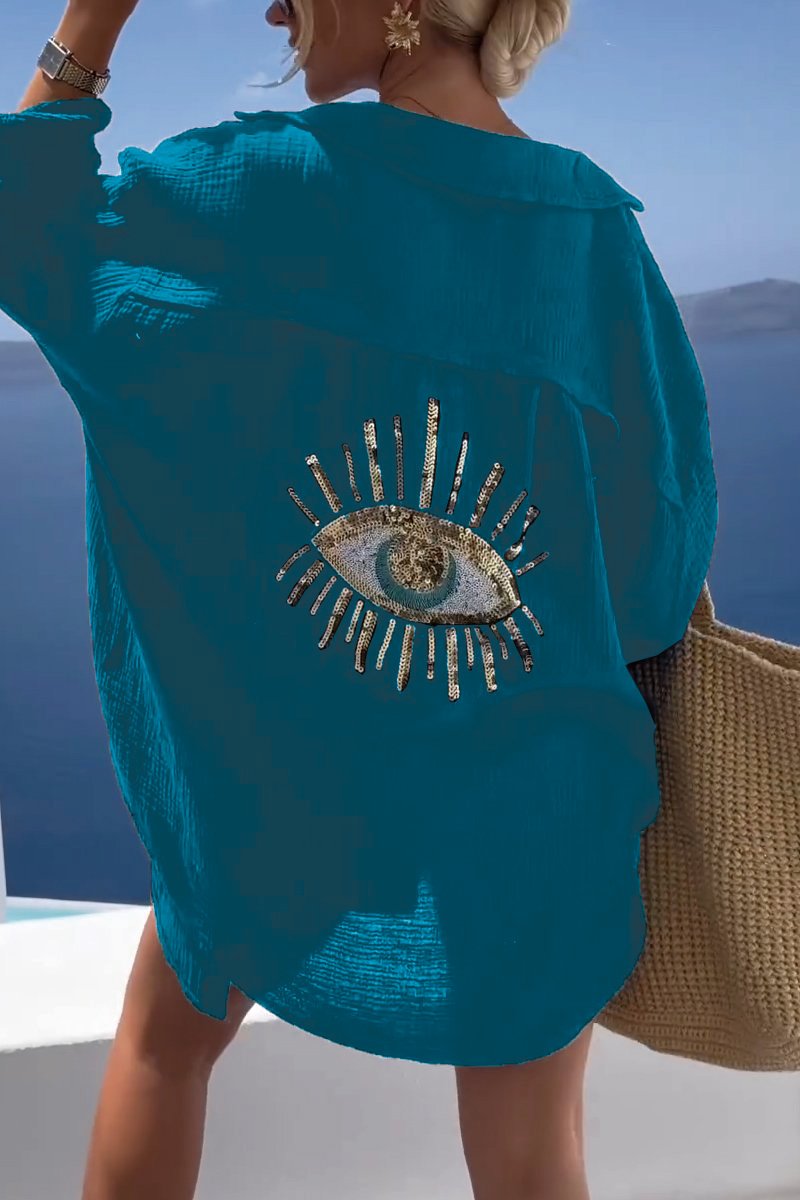 EyeConic | Oversized Baumwollbluse