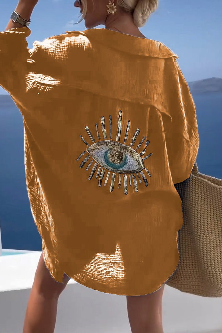 EyeConic | Oversized Baumwollbluse