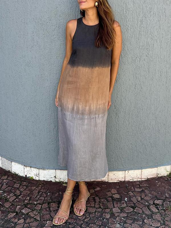 LINA | Stilvolles Kleid mit fließendem Print
