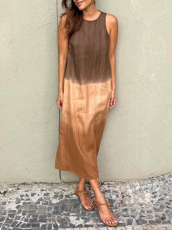 LINA | Stilvolles Kleid mit fließendem Print