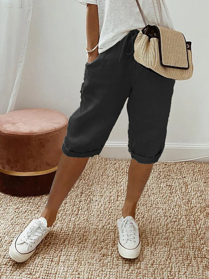 Martha | Bequeme Shorts mit Umschlagsaum