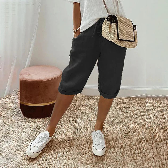 Elena | Elegante Leinen-Wohlfühlhose